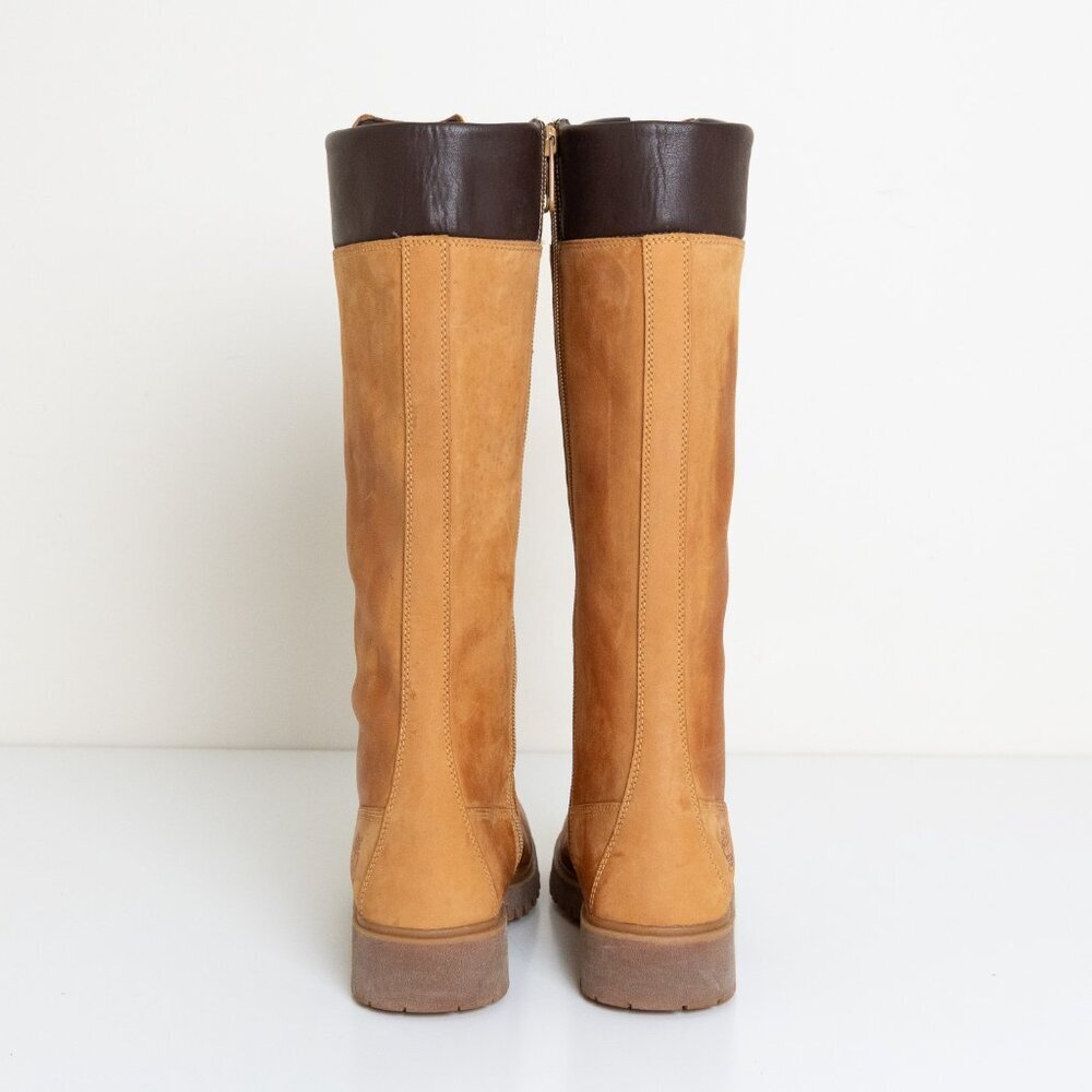 Timberland Premium 14 Inch Wheat Nubuck Leather Waterproof Boots 6.5 - Picture 6 of 16
